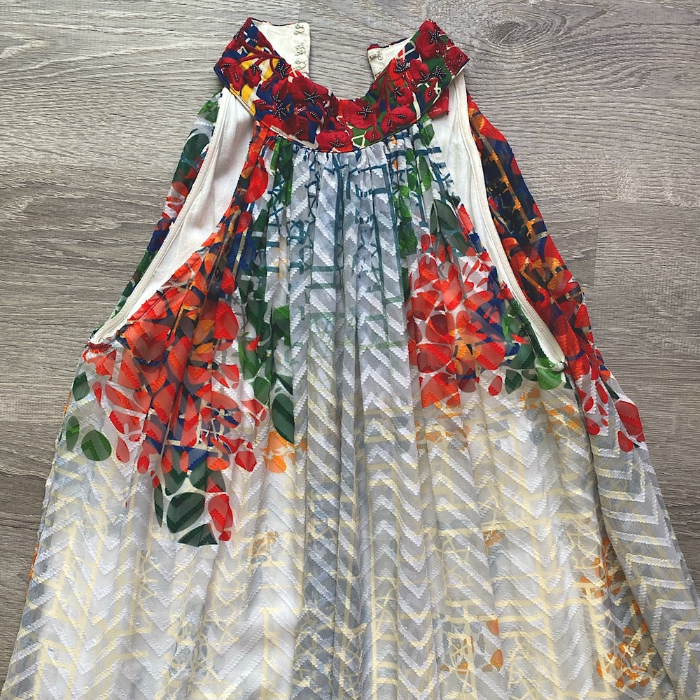 Farm Rio look alike. Beautiful Maxi dress, size small, from Anthropologie